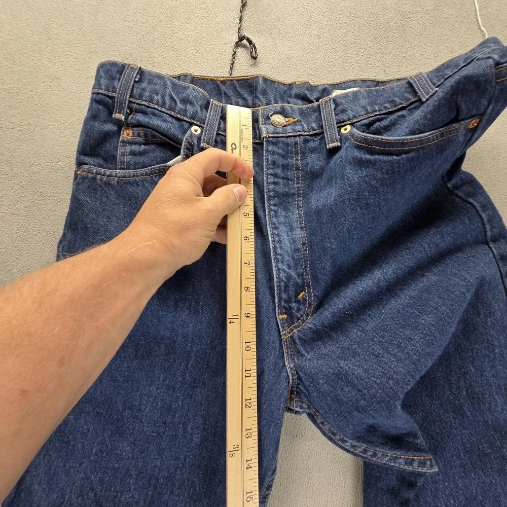Vintage Levis 517 Jeans Mens Blue Bootcut Made In USA Orange Tab 90s Fits‎ 32x32